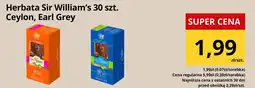 Supeco Herbata Sir William's Ceylon, Earl Grey oferta