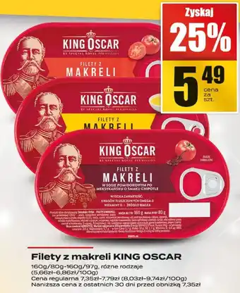 Filety z makreli King Oscar