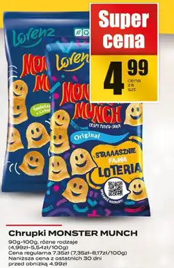 Supeco Chrupki Monster Munch różne rodzaje oferta