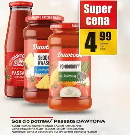 Supeco Sos do potraw/ Passata Dawtona różne rodzaje oferta