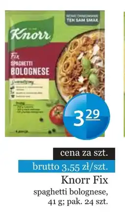Specjał Spaghetti Knorr oferta
