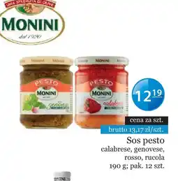 Specjał Pesto Monini oferta