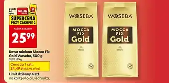 Biedronka Kawa mielona Woseba oferta