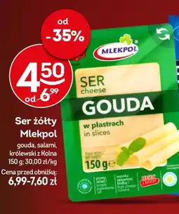 Żabka Ser żółty Mlekpol (gouda) oferta