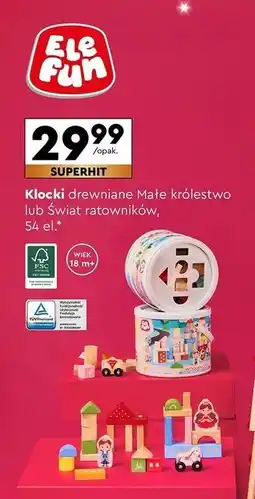 Biedronka Klocki świat ratowników Elefun oferta