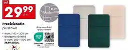 Biedronka Prześcieradło pluszowe 160 x 200 25 cm oferta