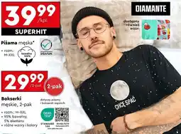 Biedronka Piżama męska m-xxl Diamante oferta