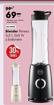 Biedronka Blender fitness 500 ml 260 w Mg Home oferta