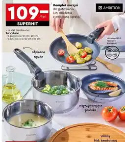 Biedronka Garnek 20 cm + 24 Ambition oferta