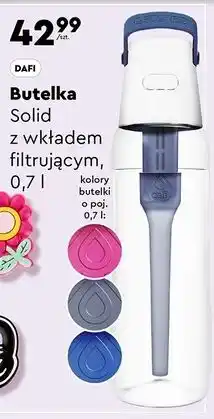 Biedronka Butelka solid 0.7 l Dafi oferta