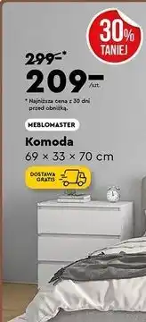 Biedronka Komoda 69 x 33 70 cm Meblomaster oferta