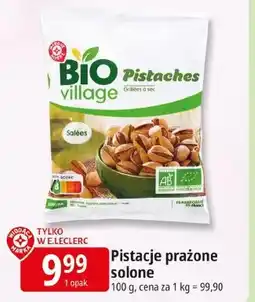 E.Leclerc Pistacje prażone BIO Village oferta
