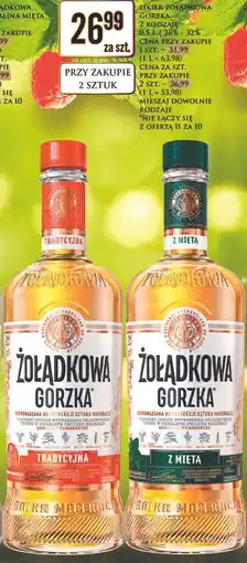 Dino Wódka Żołądkowa Gorzka Tradycyjna oferta