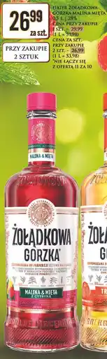 Dino Wódka 28% Żołądkowa Gorzka Malina & Mięta Z Cytryną oferta