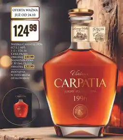 Dino Wódka karton Carpatia Vintage 1996 oferta