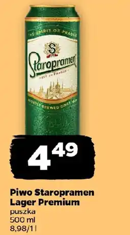 Netto Piwo Staropramen Lager Premium oferta