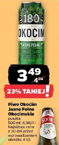 Netto Piwo Okocim Jasne Pełne Okocimskie oferta