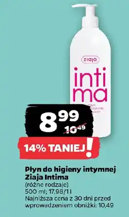 Netto Płyn do higieny intymnej Ziaja Intima oferta