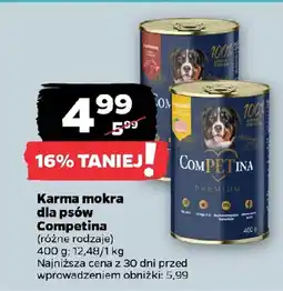 Netto Karma mokra dla psów Competina oferta