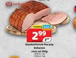 Delfin Szynka/Schab Maryny Kabanos oferta