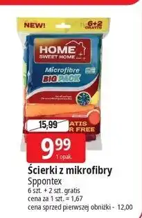E.Leclerc Ścierki z mikrofibry uniwersalne Home Sweet oferta