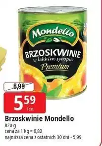 E.Leclerc Brzoskwinie w lekkim syropie połówki Mondello oferta