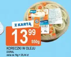 E.Leclerc Koreczki śledziowe w oleju Doral oferta
