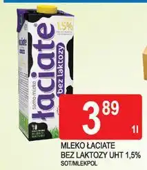 E.Leclerc Mleko bez laktozy 1.5% Łaciate oferta