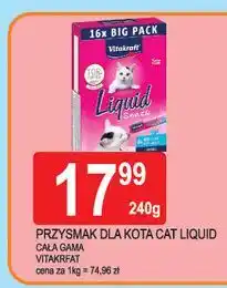 E.Leclerc Karma dla kota łosoś Vitakraft Liquid Snack oferta