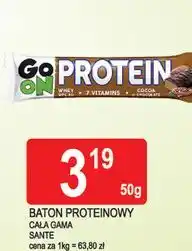 E.Leclerc Baton proteinowy kakaowy 25% Sante Go On! Protein oferta