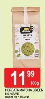 E.Leclerc Herbata matcha green Big Nature oferta