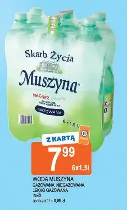 E.Leclerc Woda niegazowana Muszyna Skarb Życia oferta