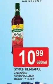 E.Leclerc Syrop malina Herbapol oferta