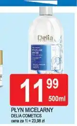E.Leclerc Płyn micelarny nawilżający Delia Cosmetics oferta