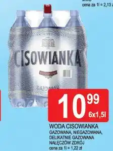 Woda lekko gazowana Cisowianka