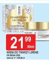 E.Leclerc Przeciwzmarszczkowy krem odbudowujący 70+ Lirene Diamentowy Lifting 3D oferta