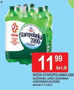 E.Leclerc Woda niegazowana Staropolanka 2000 oferta