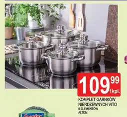E.Leclerc Komplet garnków vito Altom oferta