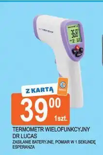 E.Leclerc Termometr bezdotykowy dr lucas Esperanza oferta