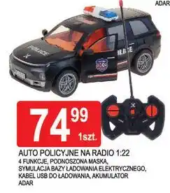 E.Leclerc Auto policyjne na radio, światła Adar oferta