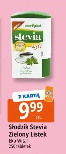 E.Leclerc Słodzik naturalny stevia Zielony Listek oferta