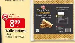 E.Leclerc Wafle tortowe bezglutenowe Wiodąca Marka Chaque Jour oferta