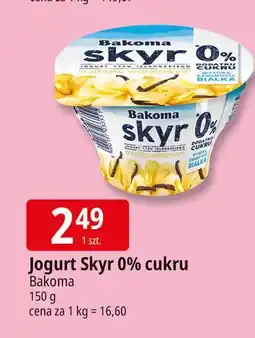 E.Leclerc Jogourt wanilia Bakoma Skyr oferta