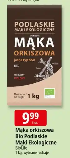 E.Leclerc Mąka orkiszowa jasna Podlaskie Mąki Ekologiczne oferta