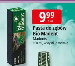 E.Leclerc Pasta do zębów konopna wybielająca Bio Madent Konopie Polskie oferta