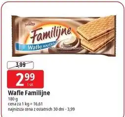 E.Leclerc Wafle kakaowo-śmietankowe Jutrzenka Familijne oferta