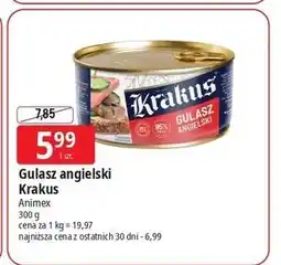 E.Leclerc Gulasz angielski Krakus Animex oferta