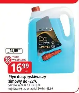 E.Leclerc Płyn do spryskiwaczy zimowy -22 c Tech9 oferta