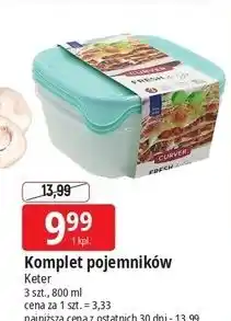 E.Leclerc Pojemnik na żywność 3x800 ml Keter oferta