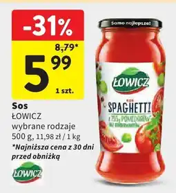 Intermarche Sos ŁOWICZ wybrane rodzaje oferta